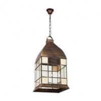 Distribuidor - Lâmpadas Diversas | Colgantes Rustica | FAROL GRANDE MUDEJAR 3XE27 BEIS Ref: 006093215